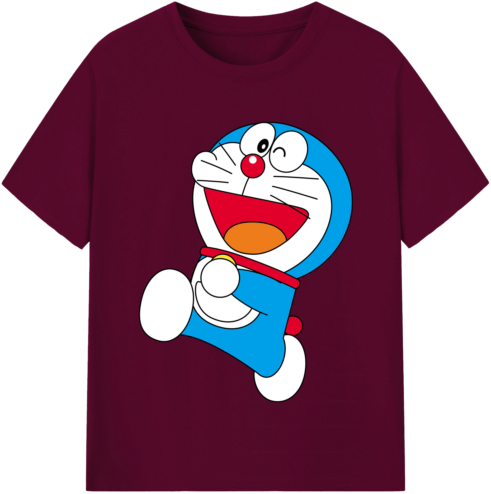 （画像用） ドラえもん Doraemon レディースカジュアルプリントTシャツ（綿100％）